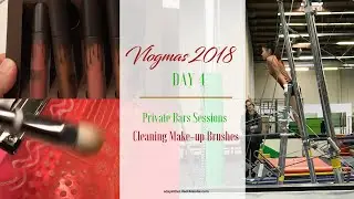 Al and al Vlogmas Day 4 | Private Gymnastics Bar Sessions & Cleaning Make-up Brushes