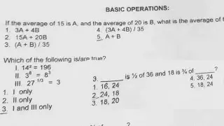 Math Reviewer: Basic Operations