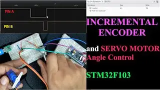 Incremental Encoder and Servo Angle Control in STM32 || PWM