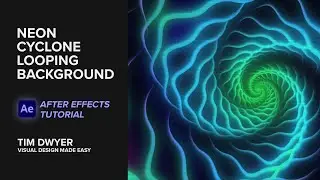Neon Cyclone Loop (After Effects Tutorial)
