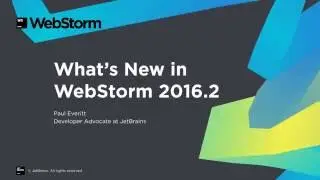 WebStorm 2016 2 – New Features