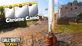 UNLOCKING CHROME CAMO ON THE HEROIC CLAYMORE SWORD in COD WW2!!
