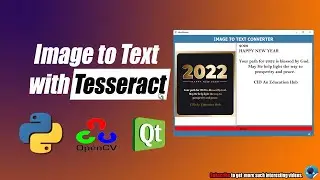 How to make Image to Text Converter using Python | Advanced Python Projects | CID