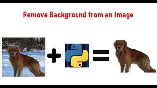 How to remove background of an Image using python