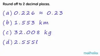 Rounding to 2 Decimal Places