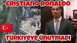 CRISTIANO RONALDO TÜRKIYEYE UNUTMADI 