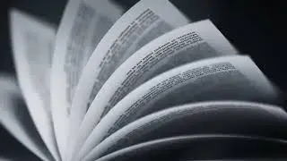 Animated turning page of book-Free Green Screen