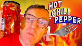 Жгучий пламенный перец чили Hot fiery chili pepper