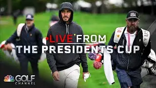 Max Homa sitting for Presidents Cup fourball matches | Live From the Presidents Cup | Golf Channel