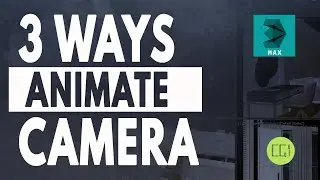 📸 ANIMATE CAMERA Movement 3ds Max - Learn 3 AMAZING METHODS