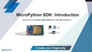 Introduction to Ameba MicroPython SDK