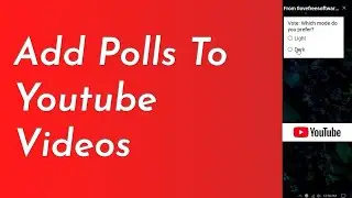 How To Create Polls On Youtube Videos In 2020