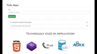 Create Todo apps in flask framework: Flask Tutorial