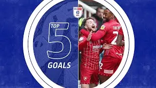 🤯💥 From the halfway line?! 😱 | Watch the Top Five EFL goals!