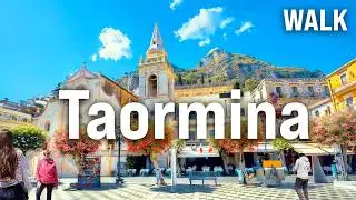 TAORMINA, Italy 4K Walking Tour - Captions & Immersive Sound [4K Ultra HD/60fps]