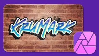 How to Create Graffiti Text Effect in Affinity Photo