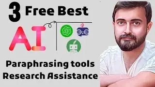 Three best paraphrasing free AI tools | Plagiarism free writing using AI | AI rewrites your content