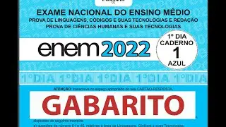 GABARITO ENEM 2022, COMO VEO O GABARITO DA PROVA DO ENEM 2022