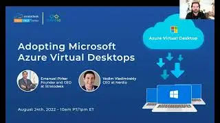 Adopting Microsoft Azure Virtual Desktops - Stratodesk TechTalk Series with Nerdio