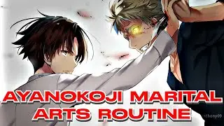 Ayanokoji's White Room Martial Arts Training Routine | Classroom of the Elite