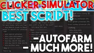 ⚡Clicker Simulator!⚡Script /Hack GUI's (AUTO FARM, DUPE PETS) *PASTEBIN 2022*