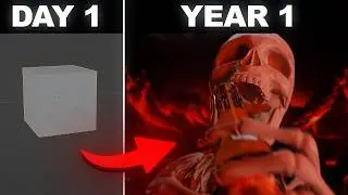 My 1 year Blender progression