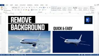 remove photo background in ms word