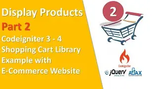 codeigniter shopping cart using ajax | cart library with ajax jquery - download source code free