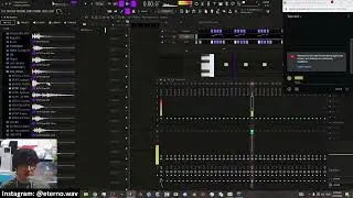 Making a techno track and making my own panning patcher plugin in Fl Studio (Stream 