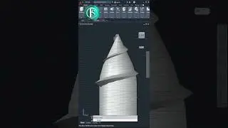 AutoCAD 3D, 3d modeling,  How to draw 3D bolt, Autodesk, The End, #shorts