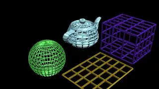 3Ds Max для начинающих. 24-ый урок. Модификатор Lattice