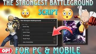 The Strongest Battlegrounds Latest Script Auto Farm Selected Players For Pc & Mobile (Roblox)