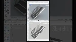 SketchUp vs Rhino - Components and Blocks  #rhino 3d #sketchup #sketchuptutorial