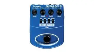 Behringer GDI21 V-TONE GUITAR DRIVER DI Guitar Amp Modeler/Direct Recording Preamp/DI Box Demo