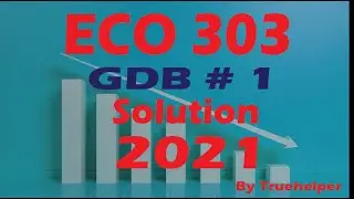 ECO 303 - GDB # 1 Solution 2021 || Virtual University of Pakistan