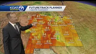 Quiet and dry across much of New Mexico