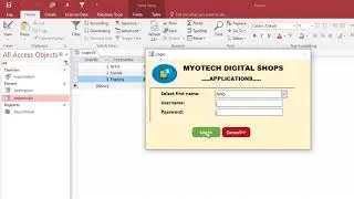 Creating Classic Login Screen in Microsoft Access with VBA || Securing MS Access Applications