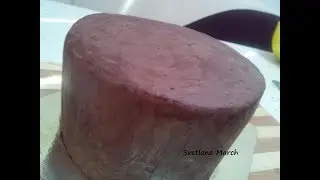 How to level the cake under the fondant , lining the cake under the fondant
