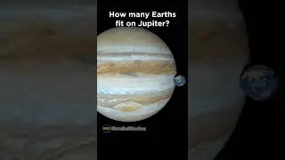 🤯🪐How many Earths Fit in Jupiter?