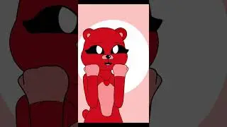 Bobby bearhug so cute (smiling critters)#animation #flipaclip #shorts