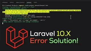 Failed to download laravel from dist: The zip extension and unzip/7z commands are both missing