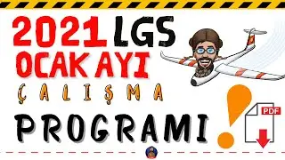 2021 LGS Ocak Ayı Çalışma Programı! 