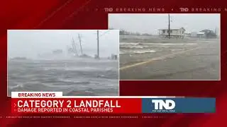 Hurricane Francine hits Louisiana coast