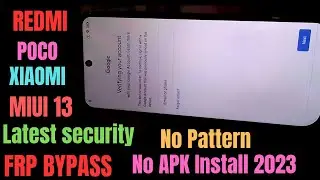 Redmi Note 10 Frp Bypass Miui 13 Without Pc | No Second Space | No Apk Install New Metohd 2023