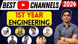 ✅ Best Youtube Channels | 1st Year Engineering 🔥 | Youtube Channels for Btech | 