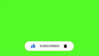 YouTube Subscribe and Like button green screen | Subscribe Button | New Subscribe Button 2023