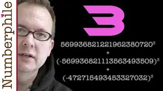 3 as the sum of the 3 cubes - Numberphile