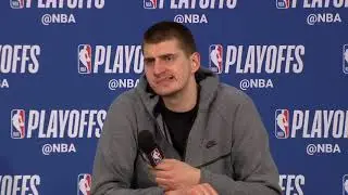 Nikola Jokic Postgame Interview - Game 6 | Nuggets vs Blazers | 2019 NBA Playoffs