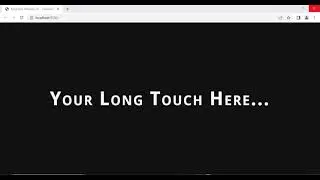 HTML and CSS animated Glowing and Responsive Text effect