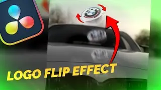 How to do the Car Logo Flip Effect in Davinci Resolve | Free Plugin | Tutorial